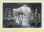 Scenes of colonial American conflict and resolution.