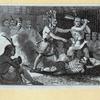 Scenes of colonial American conflict and resolution.