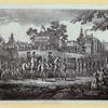Scenes of colonial American conflict and resolution.
