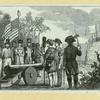 Scenes of everyday life and trade in Colonial America.