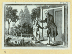 Scenes of everyday life and trade in Colonial America.