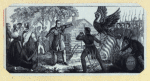 Colonial American conflict and resolution.