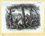 Scenes of colonial American conflict and resolution.