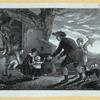Scenes of daily life in Colonial America.