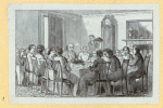 Scenes of daily life in nineteenth-century America.