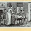 Scenes of daily life in nineteenth-century America.