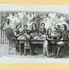 Scenes of daily life in nineteenth-century America.