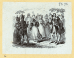 Scenes of daily life in nineteenth-century America.