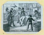 Scenes of daily life in nineteenth-century America.