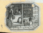 Scenes of daily life in nineteenth-century America.