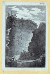 Rock formations and waterfalls.