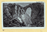 Rock formations and waterfalls.