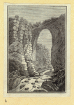 Rock formations and waterfalls.
