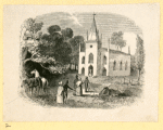Churches and buildings.