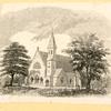 Churches and buildings.