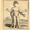 Illustrations of women's anatomy; conjoined twins, and a church.