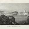 Vue générale du Niagara prise dans le bas du canal.