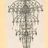 Furniture, chandelier, tools.