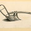 Furniture, chandelier, tools.