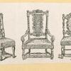 Machinery, decorative details, and chairs.