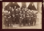 Officers of Russian regimental groups