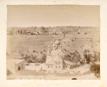 View of Old City of Jerusalem and the Church of St. Mary Magdalen