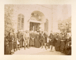 Grand Duke Aleksandrovich and the archimandrite with pilgrims