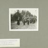 Znamia L. Gv. 1 Strielkovago Ego Velichestva polka na pokhod v 1915 g. znamenshchik st. unt. of. Sofronov.