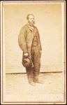 Full length portrait of unidentified man
