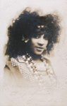 Postcard of Kathlyn Jones, wearing elaborate jewelry and costume.