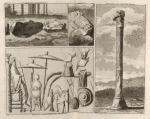 Verbroken Paertshooft ; Paertshooft ; Veerlerley sieraetwerk van Persepolis ; Kolom met een knielende kameel