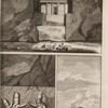 Grafstede te Naxi Rustan ; Twee Beelden te paerde ; Twee kleene gebouwen