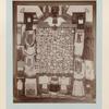 A whole set of lace samples in different geometrical designs, skirts, sheets, and towels