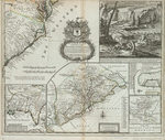 A new and exact map of the dominions of the King of Great Britain on ye continent of North America : containing Newfoundland, New Scotland, New England, New York, New Jersey, Pensilvania, Maryland, Virginia and Carolina