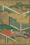 Ailing Kashiwagi reading a letter