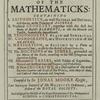A new systeme of the mathematicks...