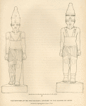 Restoration of the two colossal statues in the island of Argo.