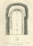Brick arch in a tomb at Thebes.