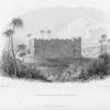 Castle and salt lake at Tegerhy.