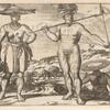 The Man, having a flat Nose, went stark naked ... The Woman wore a Lappet girt about her Middle.