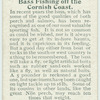 Bass fishing off the Cornish Coasts.