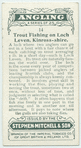 Trout fishing on Loch Leven, Kinross-shire.