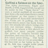 Gaffing a Salmon on the Spey.