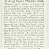 Fishing from a Thames Punt.