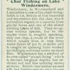 Char fishing on Lake Windermere.