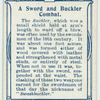 Arms and Armour. A sword and buckler combat. 1513. Time of Battle of Flodden.