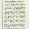 The Sherwood Foresters. (Nottinghamshire and Derbyshire Regiment.)