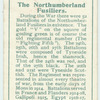 The Northumberland Fusiliers.