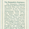 The Hampshire Regiment.