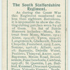 The South Staffordshire Regiment.